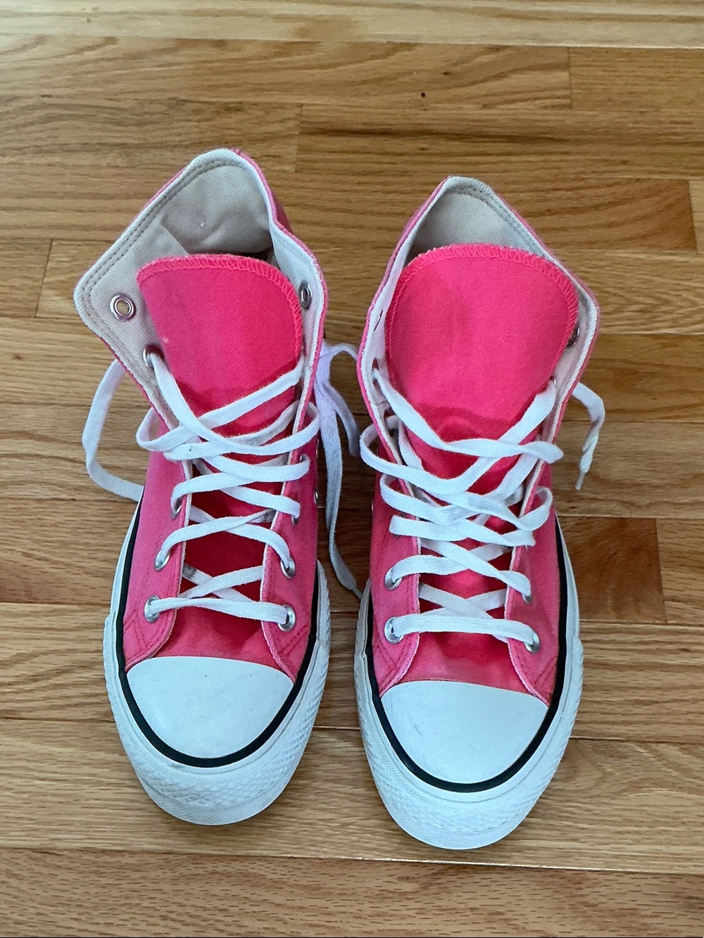 Converse Pink High-Top Canvas Sneakers